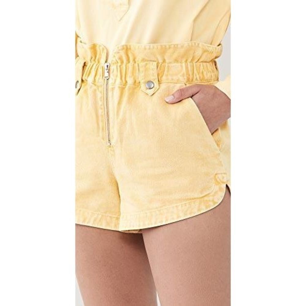 Sea New York Yellow High Waist Shorts